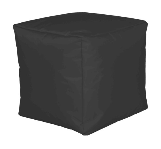 Sitzwürfel Nylon anthrazit 40/40/40 cm linke 