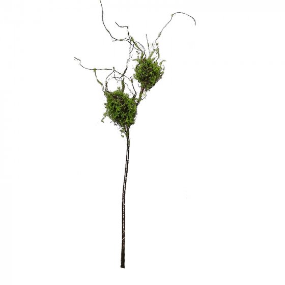 Zweig mit Vogelnestern Kunstpflanze Flora