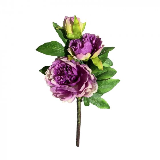 Pfingstrose 38 cm Kunstblume Flora Lila