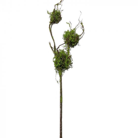 Zweig mit Vogelnestern Kunstpflanze Flora