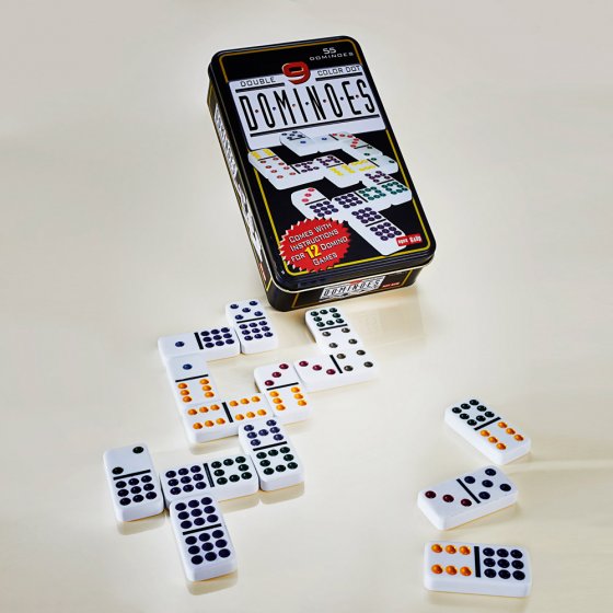 Großes Domino-Doppel 9 