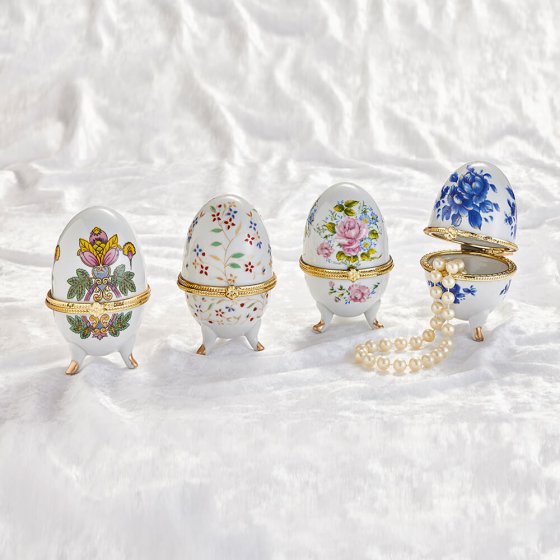 Porzellan-Eier 4er-Set 
