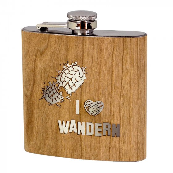 Flachmann I Love Wandern 