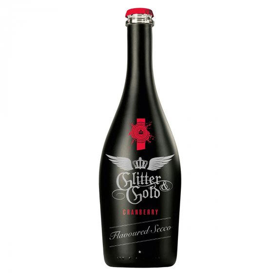 Glitter und Gold Cranberry Flavoured Secco fruchtige Heidelbeere 750ml 