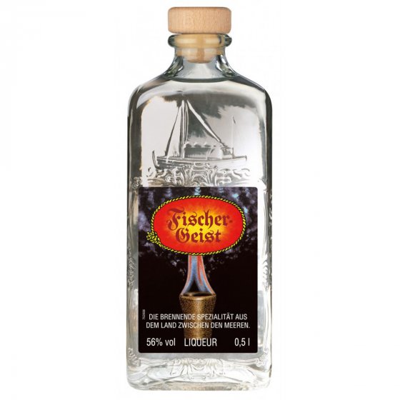 Original Fischergeist Kräuterlikör Hochprozentiger Klassiker 500ml 