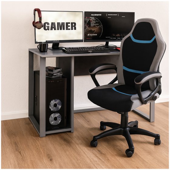 Bürostuhl höhenverstellbar Marcel Blau 