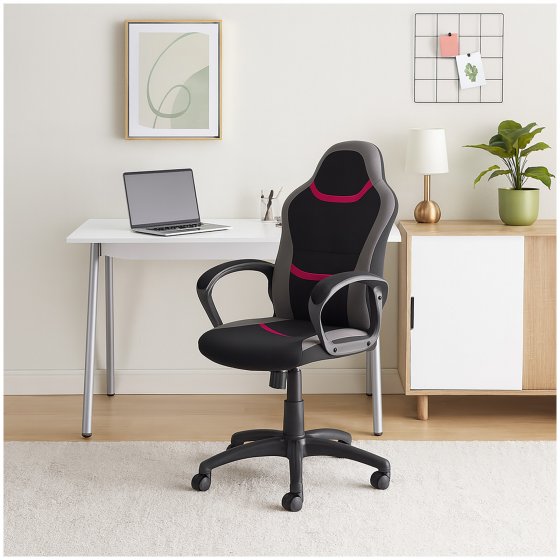 Bürostuhl höhenverstellbar Marcel Pink 