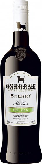 Osborne Sherry Golden Medium dunkelgolden würzig süss 750ml  3er Pack 