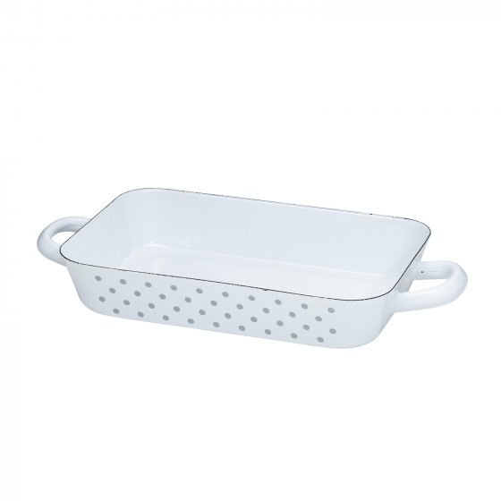 Bratpfanne 2 Henkel Pünktchen Grau 