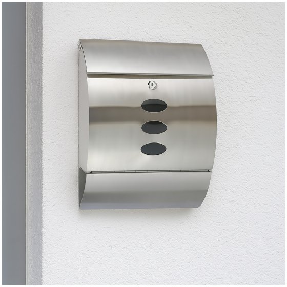 Briefkasten aus Edelstahl 