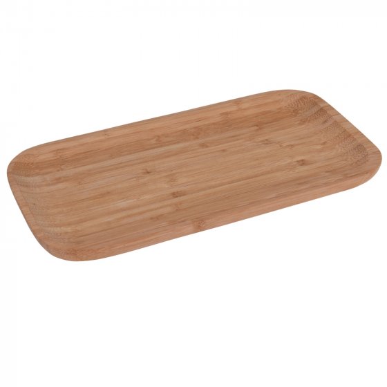 Servierplatte rechteckig Bambusholz 