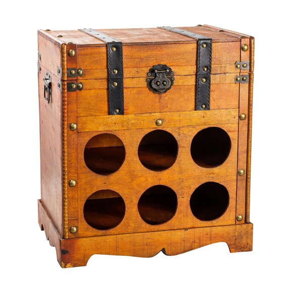 Weinbar rustikal für 6 Flaschen Alistair Rotbraun 