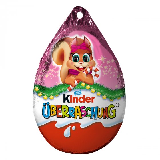 Kinder Überraschung süßer Ei Anhänger für Weihnachtsbaum 20g 
