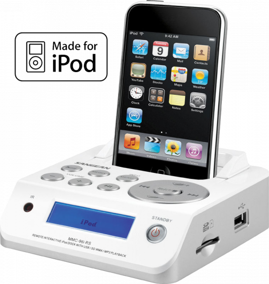 iPod-Dockingstation mit Medienplayer 