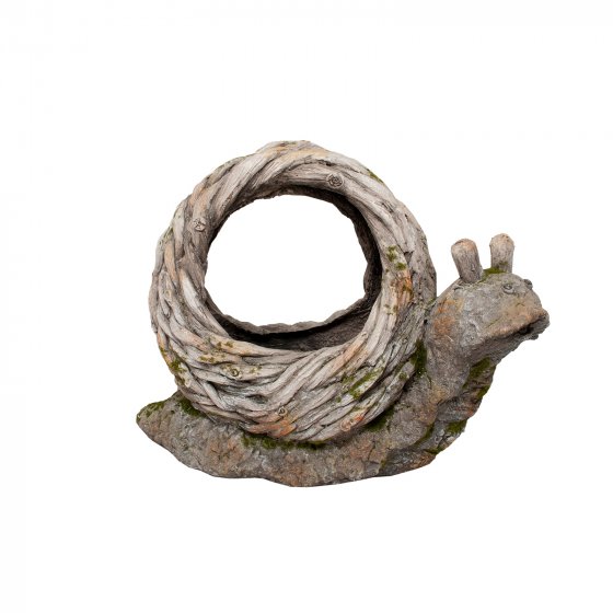 Pflanzgefäß Borke Schnecke 