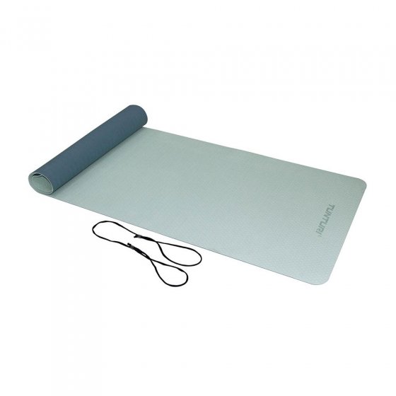 Tunturi Yogamatte TPE 4 mm dblau/hblau 