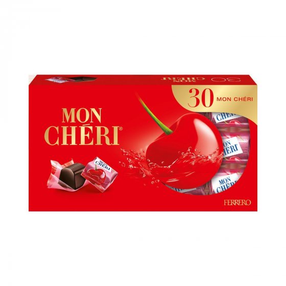 Mon Cheri 30 einzeln verpackte Piemont Kirsch Pralinen Vorratspack 315g 