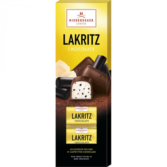 Niederegger Lakritz Chocolate Pralinen würzig edel schokoladig 100g 