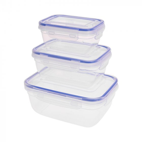 Vorratsdosen-Set, 3-teilig Kunststoff 