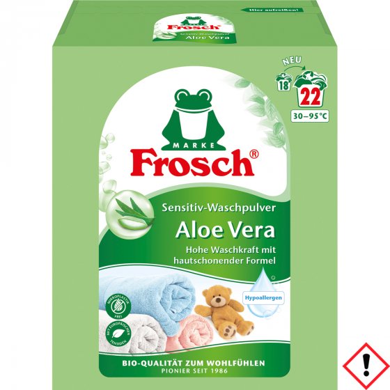 Frosch Aloe Vera Sensitiv Waschmittel 22 Waschladungen 1450g 