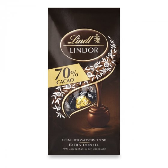 Lindt Lindor Beutel die unendlich zartschmelzende Füllung 136g 