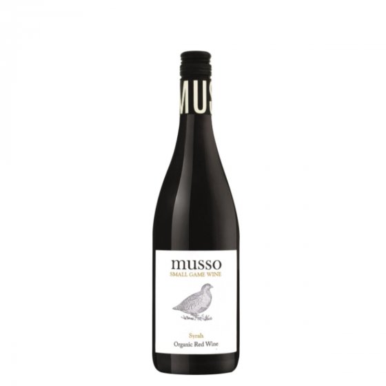 Bio Musso Syrah Rotwein mit einer würzigen Note aus Spanien 750ml 