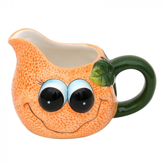 Milchkännchen mit Gesicht Orange 
