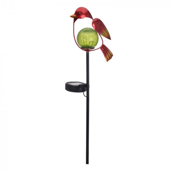 Solarlampe Gartenstecker Vogel
