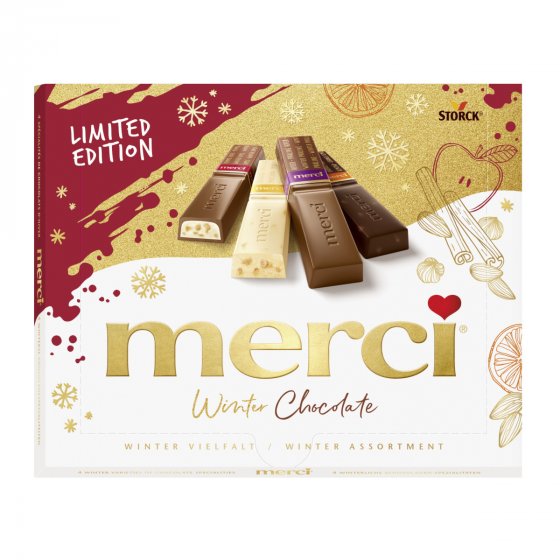Merci Finest Selection Winter Chocolate Pralinen Packung 250g 