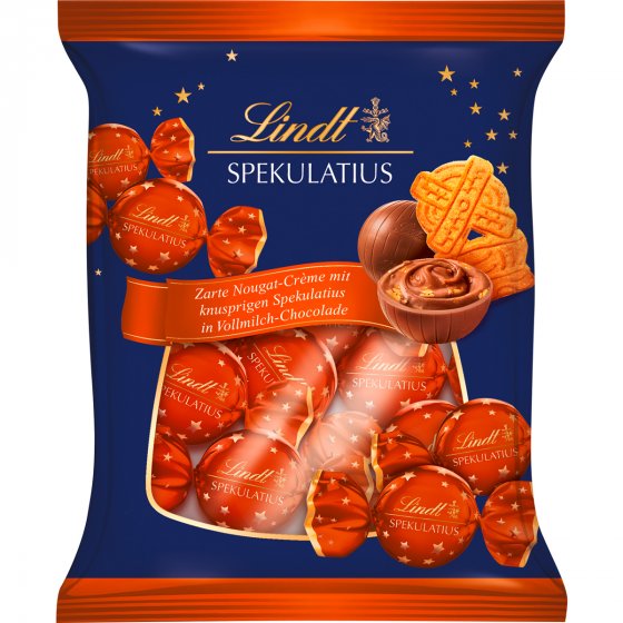 Lindt Spekulatius Kugeln köstlich gefüllte Vollmilchschokolade 101g 
