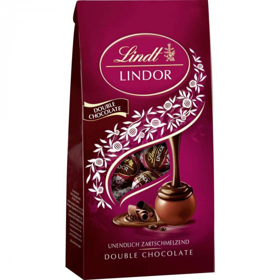Lindt Lindor Double Chocolate die zartschmelzende Verführung 137g 