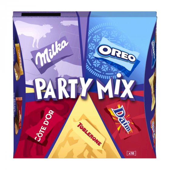 Milka Party Mix beliebte Pralinenmischung Packung 143g 