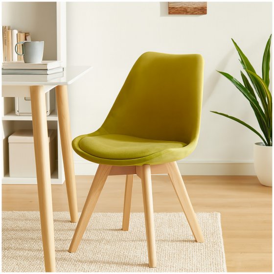 Design Stuhl Atlanta Gelb 