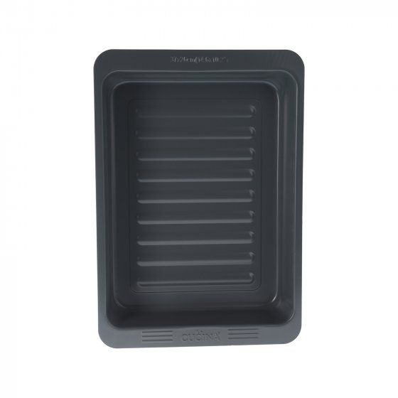 Backblech mit hohem Rand Grau 