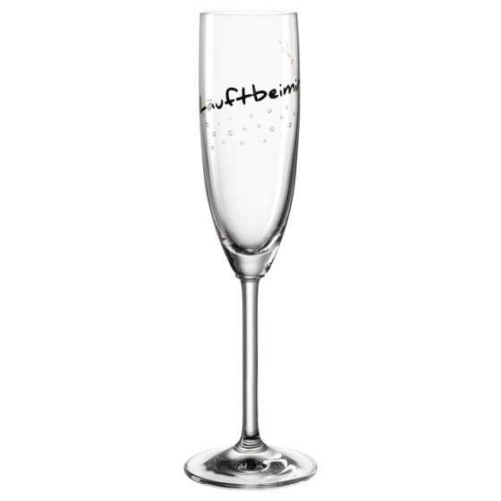 Sektglas 200 ml 'Läuftbeimir' PRESENTE 