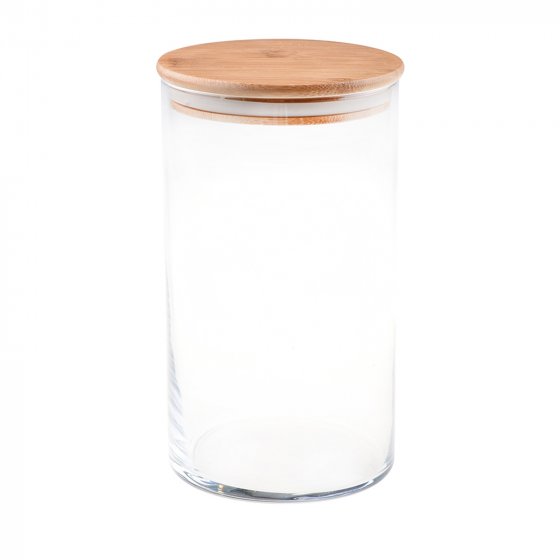 Vorratsglas mit Bambusdeckel 1,48 L Melis 