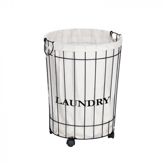 Wäschesammler auf Rollen 