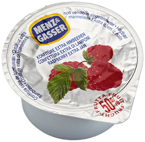 Menz und Gasser Himbeer Konfitüre Extra praktisch portioniert 2500g 