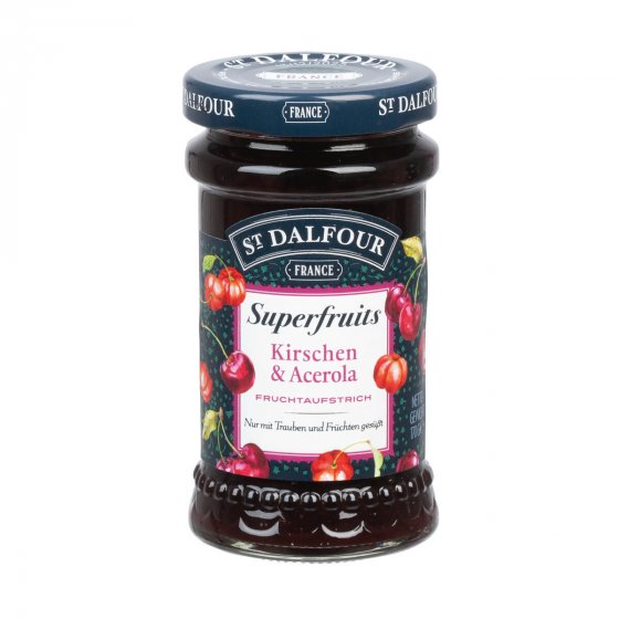 St. Dalfour Superfruits Kirschen und Acerola Fruchtaufstrich 170g 