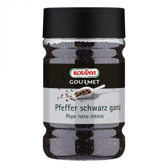 Kotanyi Pfeffer schwarz ganz Großverbraucher und Gastronomie 600g 