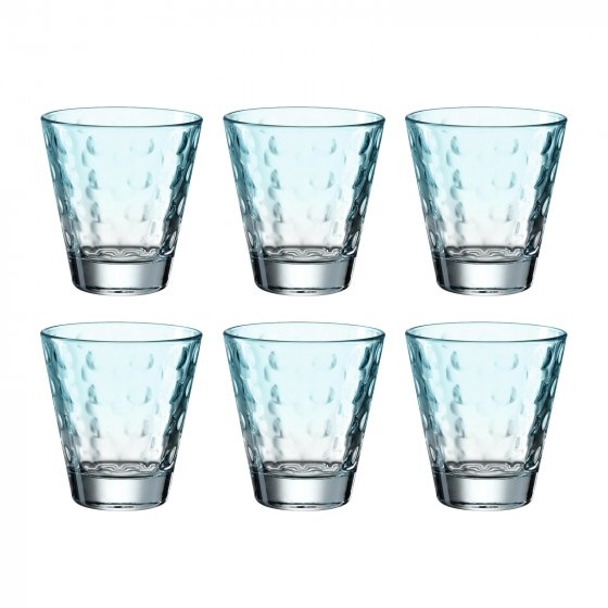 Trinkglas 215 ml, 6er Optic Mint