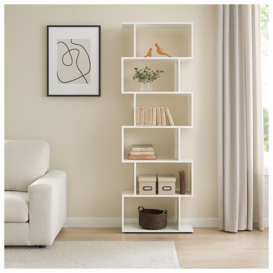 Regal 70x189 Thekla Weiß 