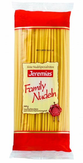 Jeremias Makkaroni Classic Frischei Family Nudeln 500g 4er Pack 
