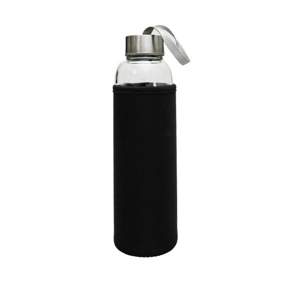 Trinkflasche mit Schutzhülle 