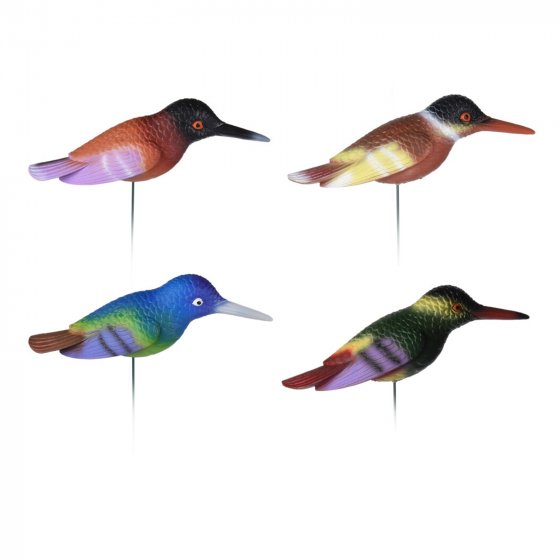 Gartenstecker Set 4-teilig Vogel