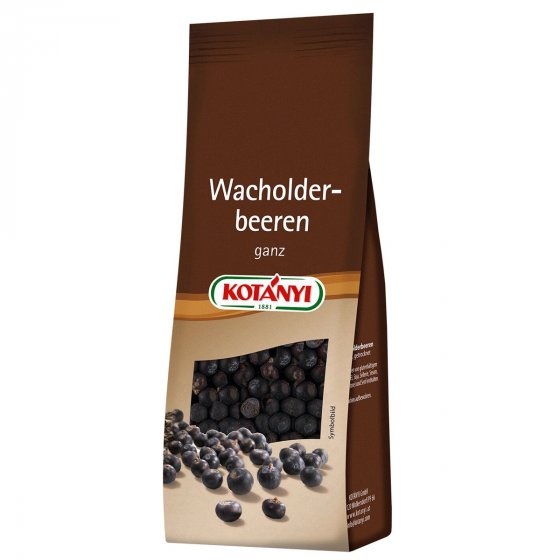 Kotanyi Wacholderbeeren ganz getrocknet im Nachfüllbeutel 40g 