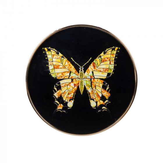 Wandbild Wanddeko Diamant Schmetterling 