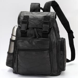 Patchwork-Rucksack aus Leder 