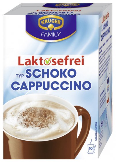 KRÜGER Cappuccino Schoko enthält Koffein Laktosefrei 10x15 g 