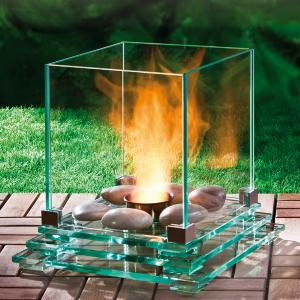 Bio-Ethanol Glas Tischfeuer 